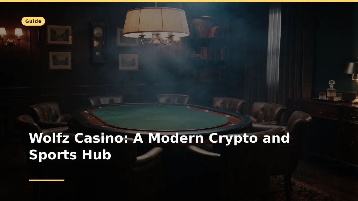 Wolfz Casino: A Modern Crypto and Sports Hub