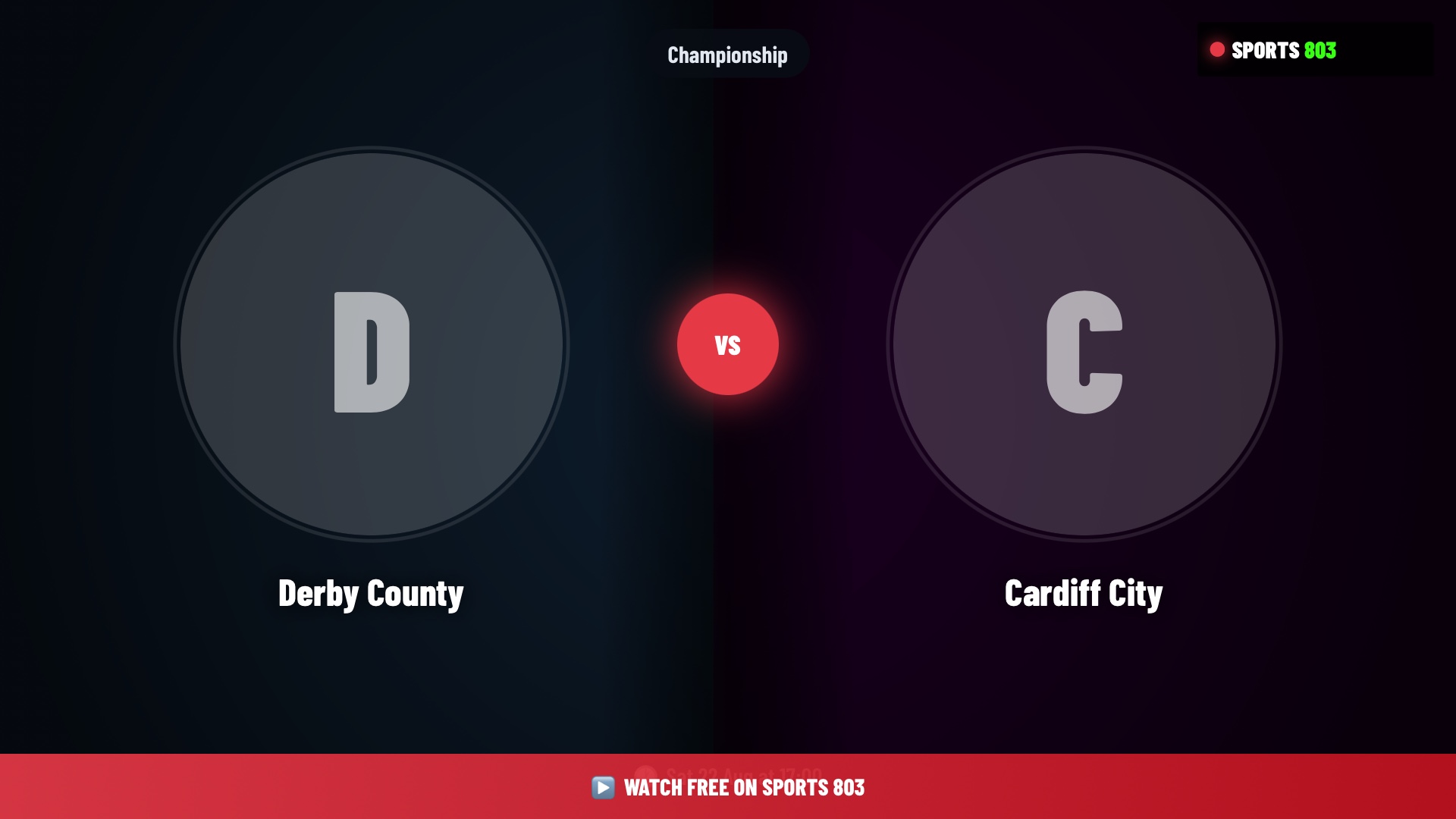 Derby County vs Cardiff City – Championship Live Stream | Sports 803
