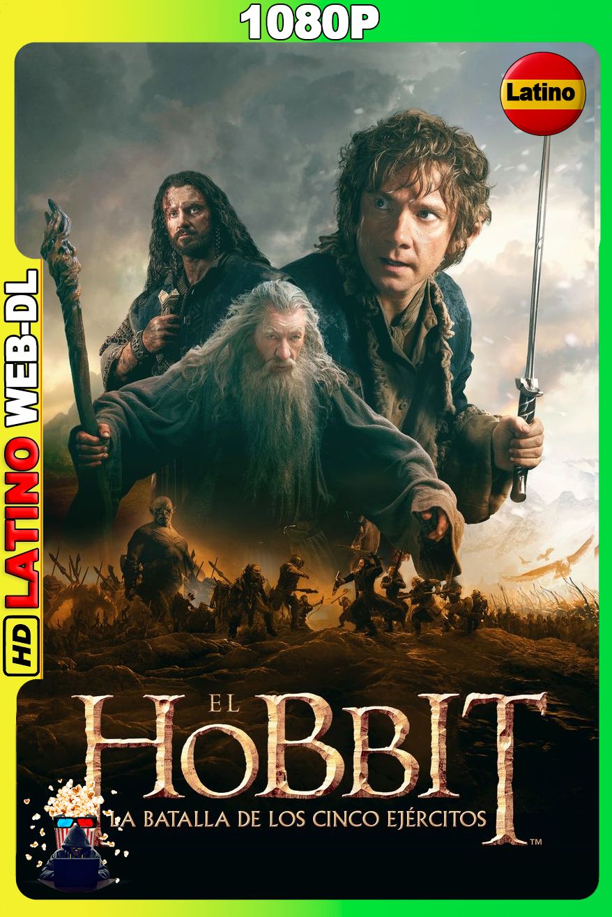 El Hobbit 3 La Batalla de Los Cinco Ejércitos (2014) [1080p] WEB-DL [Latino-Castellano-Inglés]