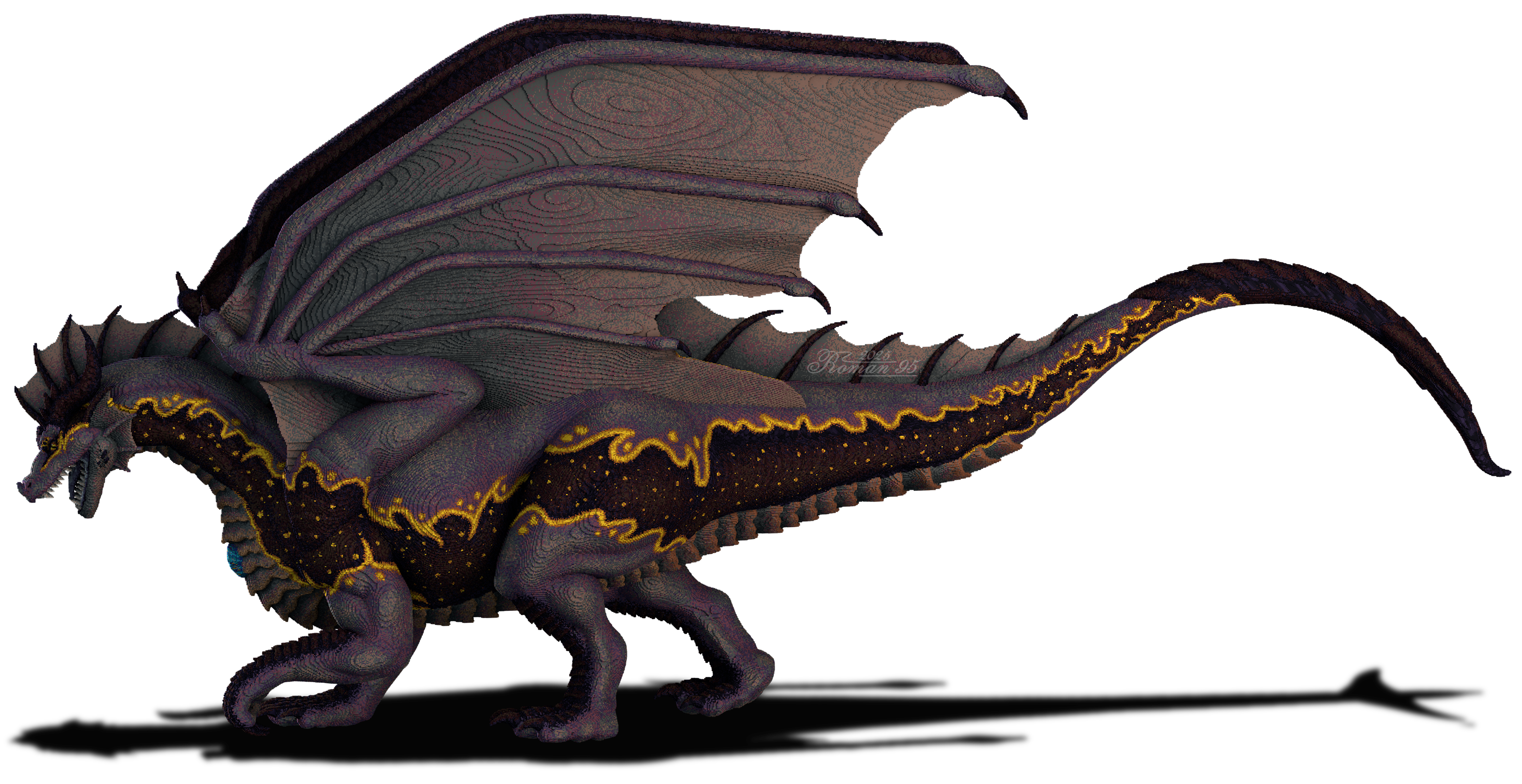 Aetherios the dragon (comm build) Minecraft Map