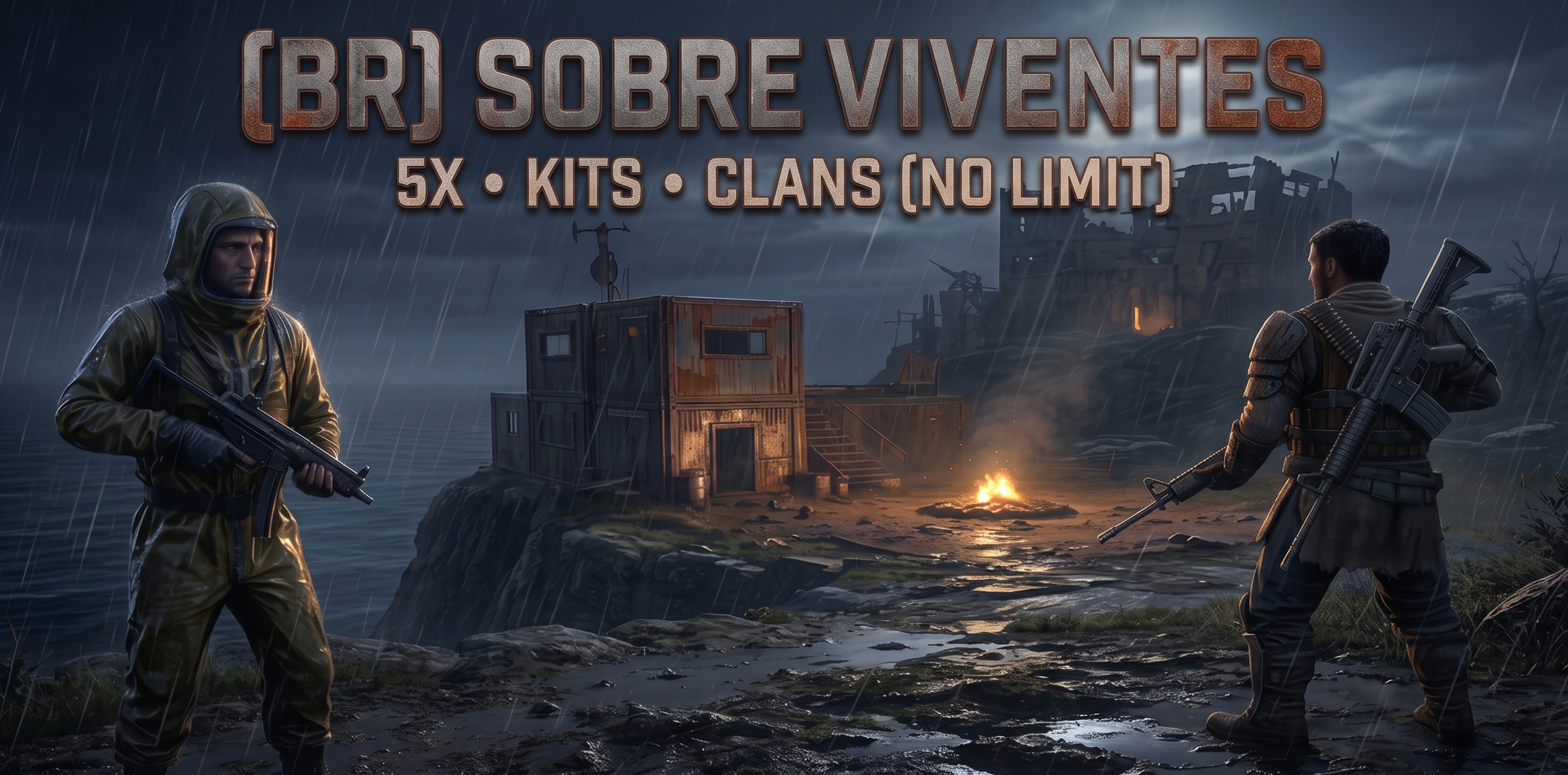 Баннер сервера [BR/LATAM] SOBREVIVENTES 5X | KITS | CLANS | TP