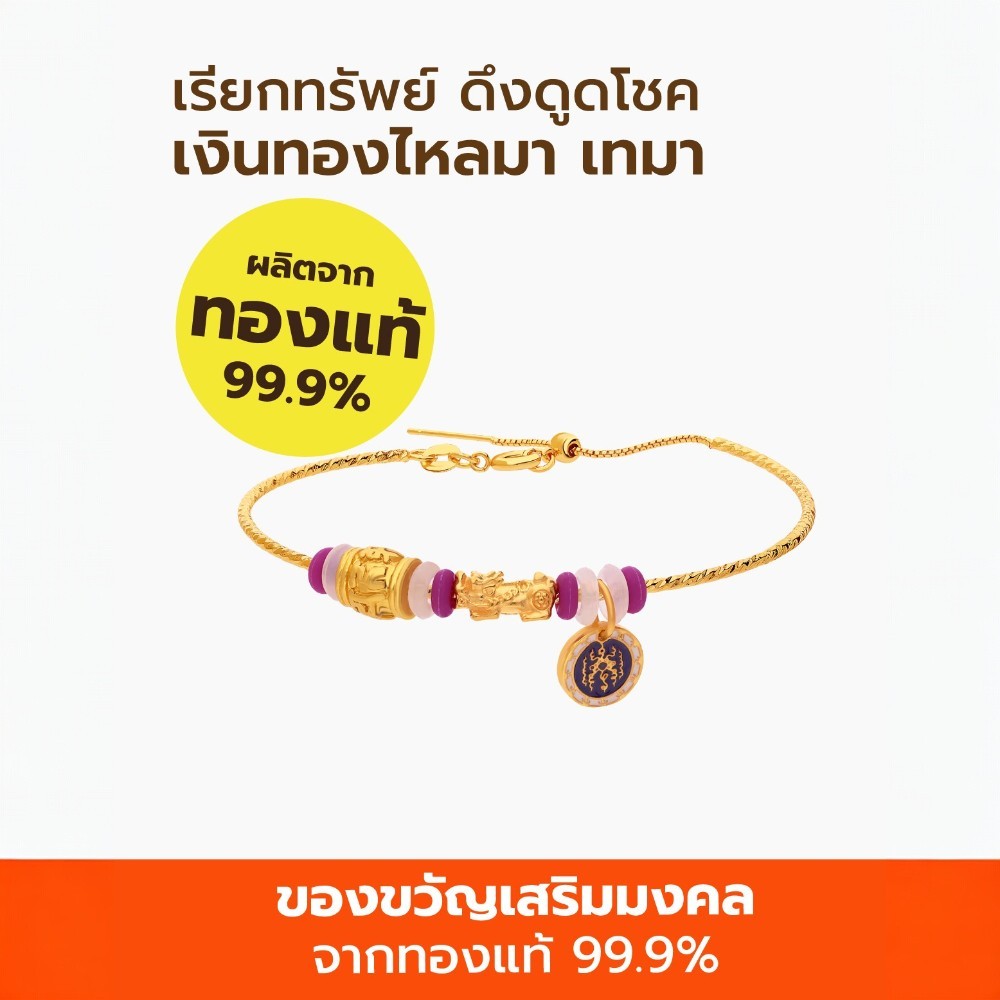 กำไลปี่เซียะมงคล AURORA DESIGN จี้เหรียญสีม่วง_2