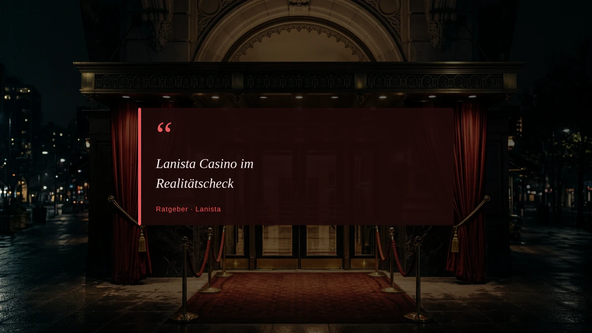 Lanista Casino im Realitätscheck