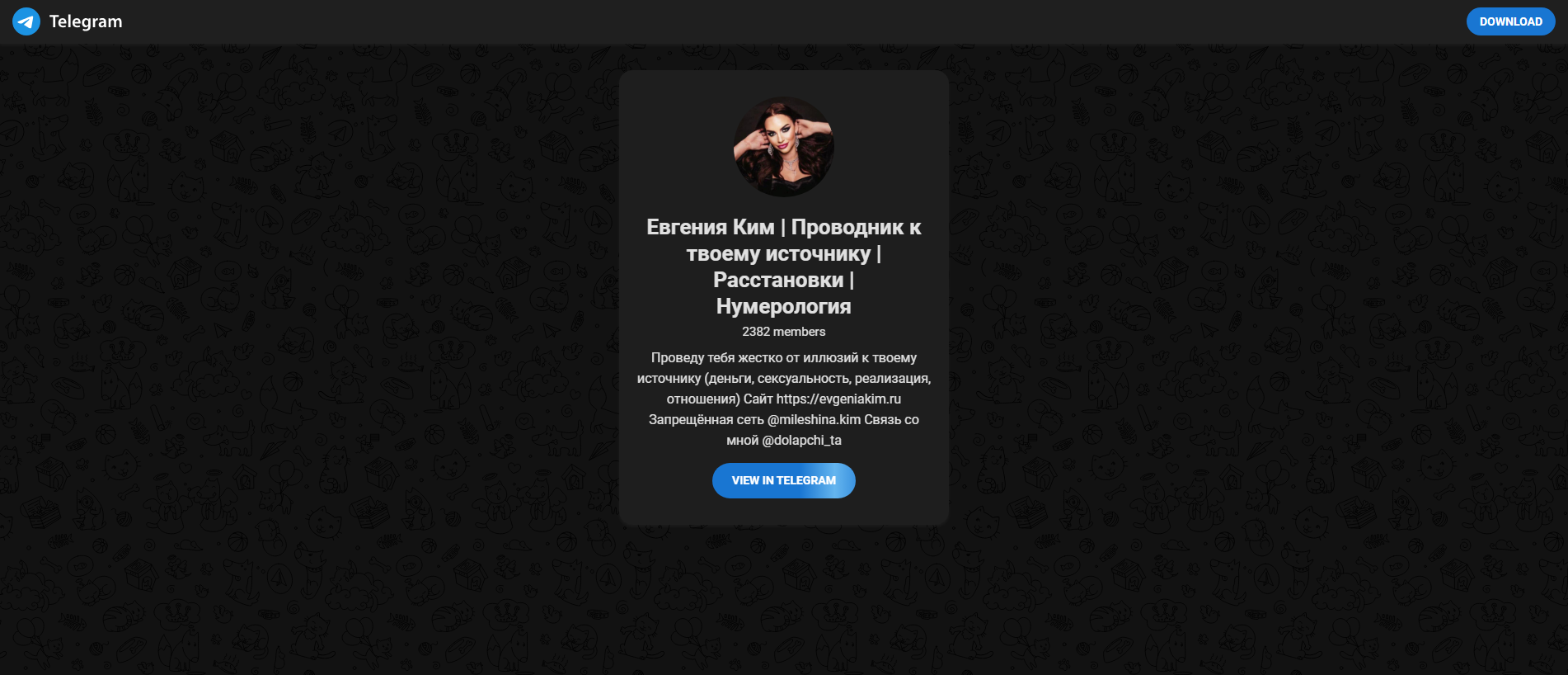 Stored capture of evgeniakim.world