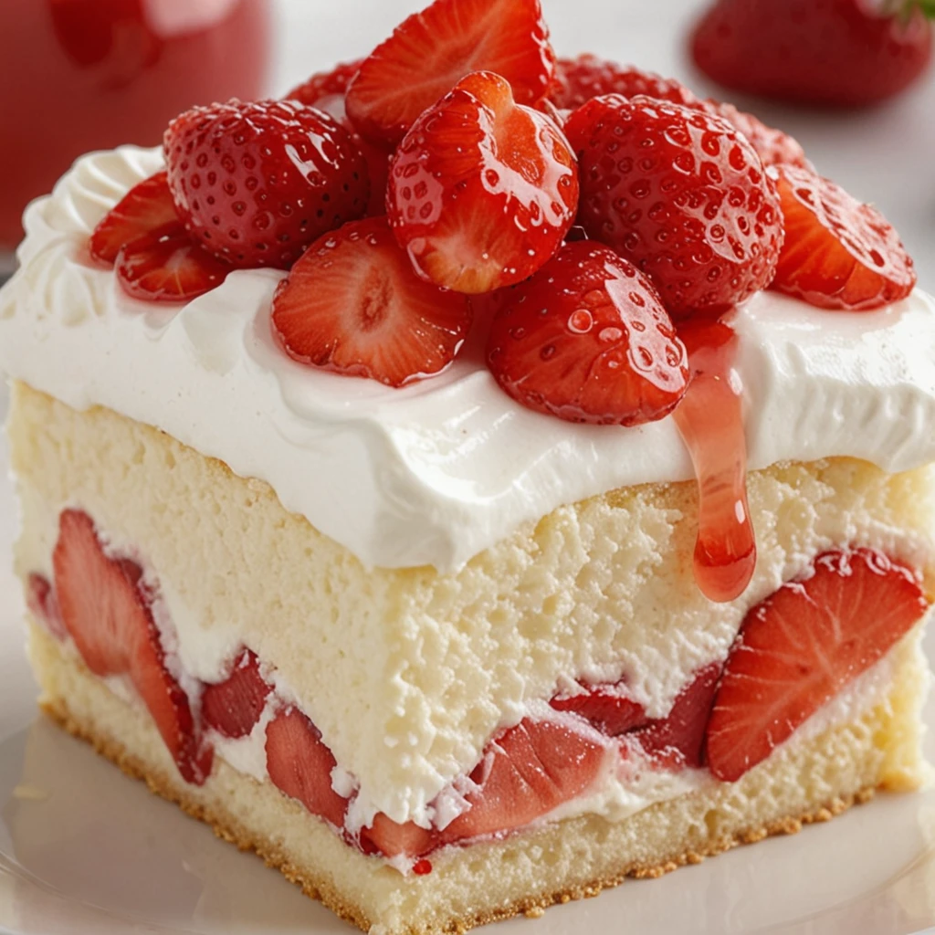 Strawberry Shortcake Flavor Sheet Cake