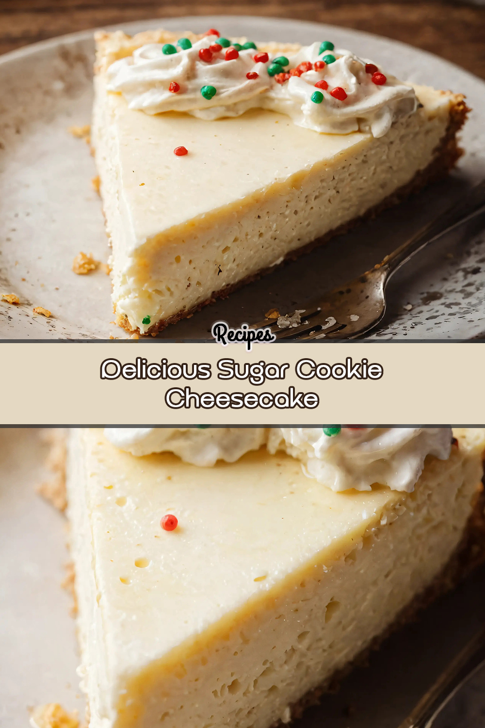 Delicious Sugar Cookie Cheesecake