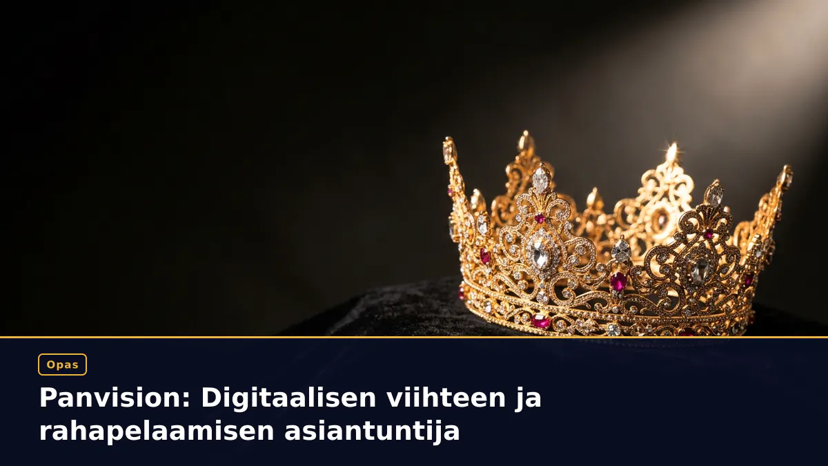 Panvision: Digitaalisen viihteen ja rahapelaamisen asiantuntija