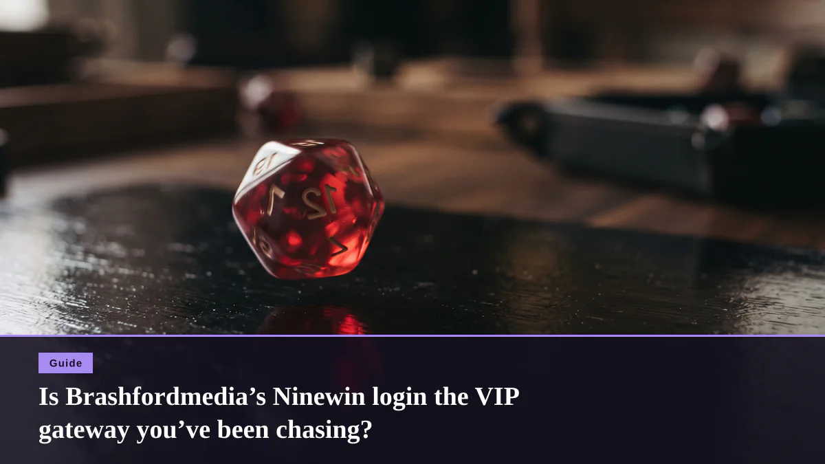 Is Brashfordmedia’s Ninewin login the VIP gateway you’ve been chasing?