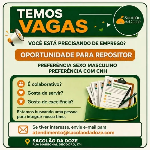 Repositor Masculino