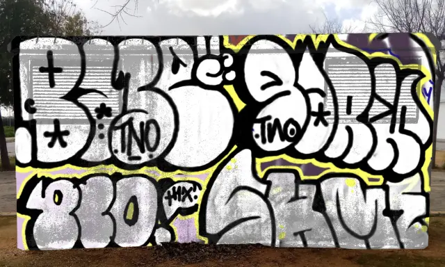 Graffiti artwork by Sark