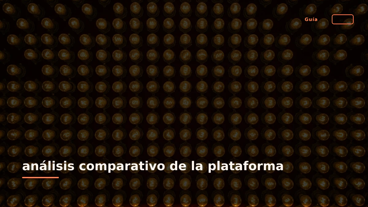 análisis comparativo de la plataforma