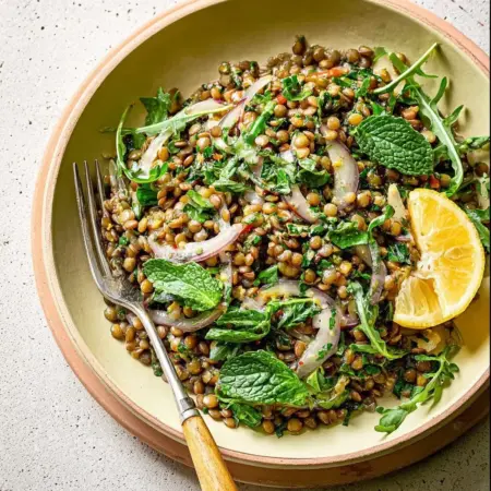Lentil Herb Lemon Salad: Boost Fiber with Flavorful Ease