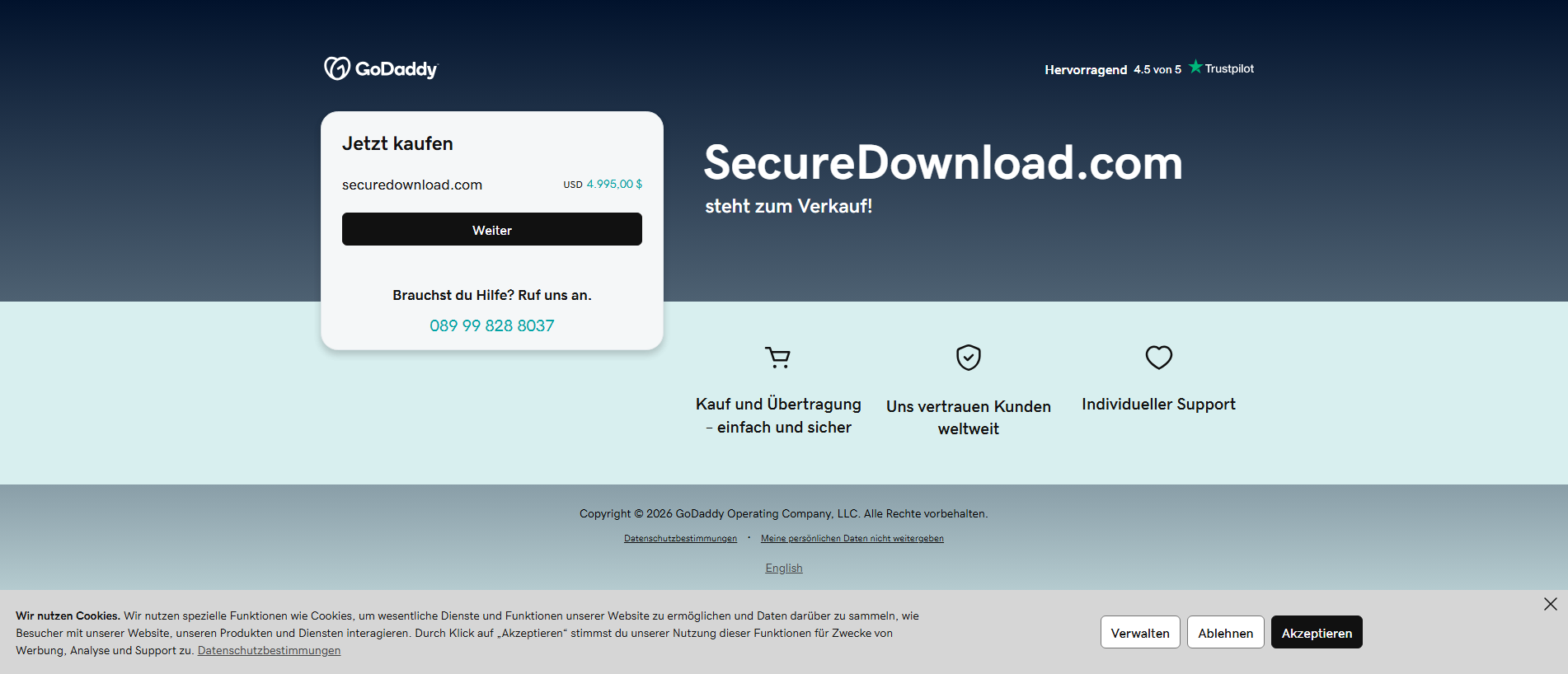 Stored capture of securedownload.com