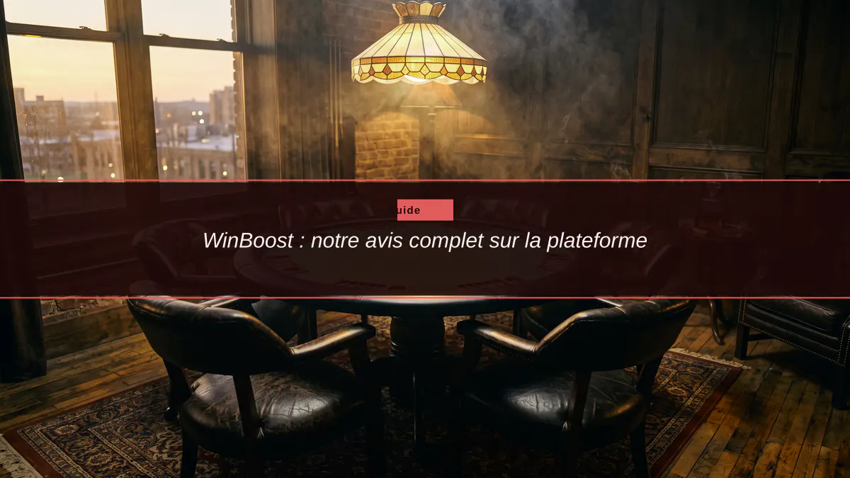 WinBoost : notre avis complet sur la plateforme