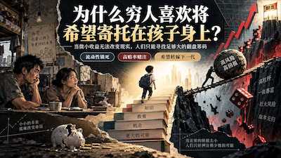 社群实战：穷人为何把希望寄托在子女身上实现财富突破-阿甘项目库