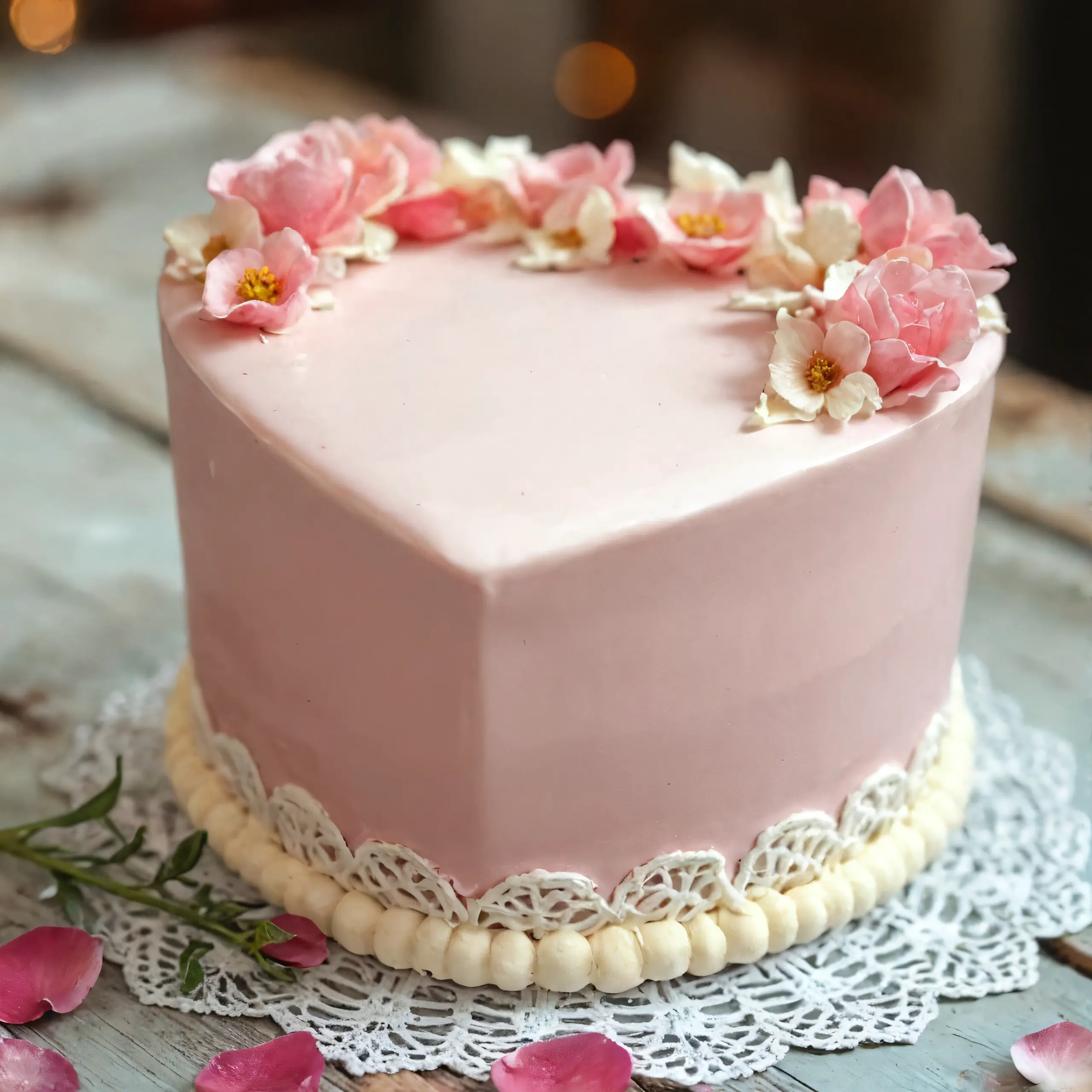 How to Make Heart-Shaped Cakes at Home