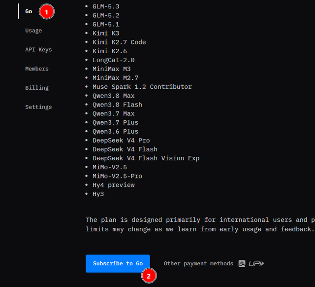opencode go tut