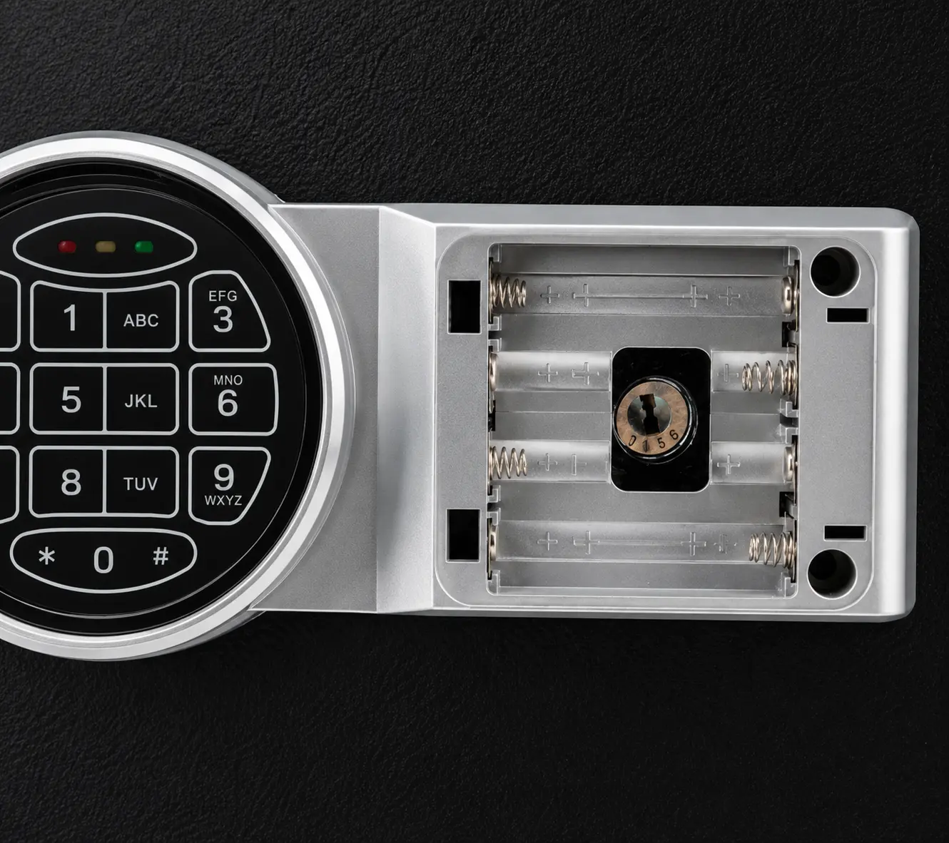 Deli ET586 Electronic Safe Lock Battery Compartment and Keypad System