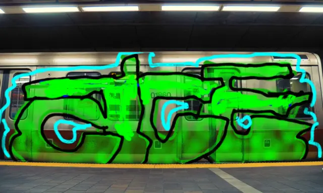 Graffiti artwork by ACE