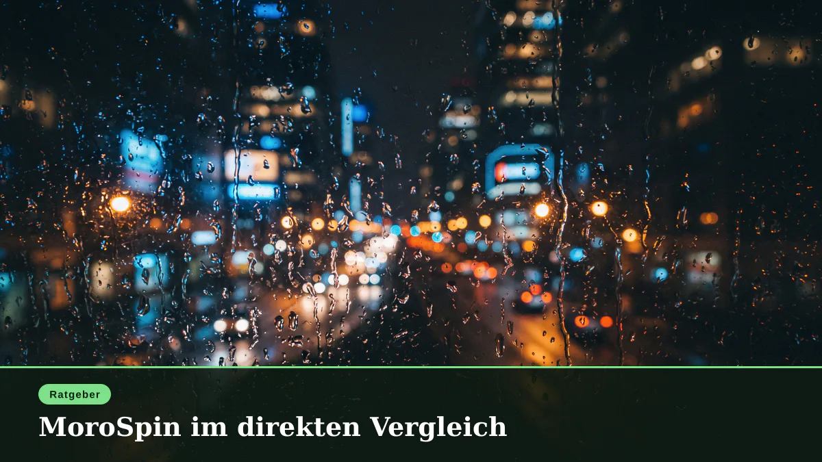 MoroSpin im direkten Vergleich