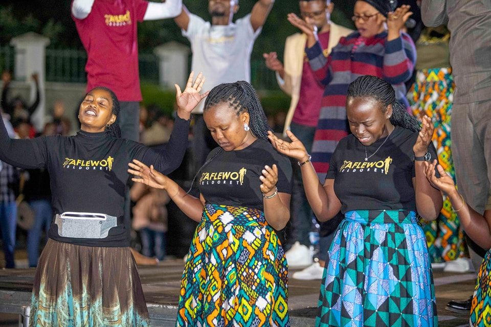 AFLEWO worshippers at event