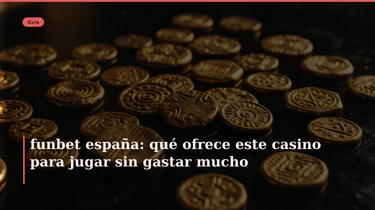 funbet españa: qué ofrece este casino para jugar sin gastar mucho