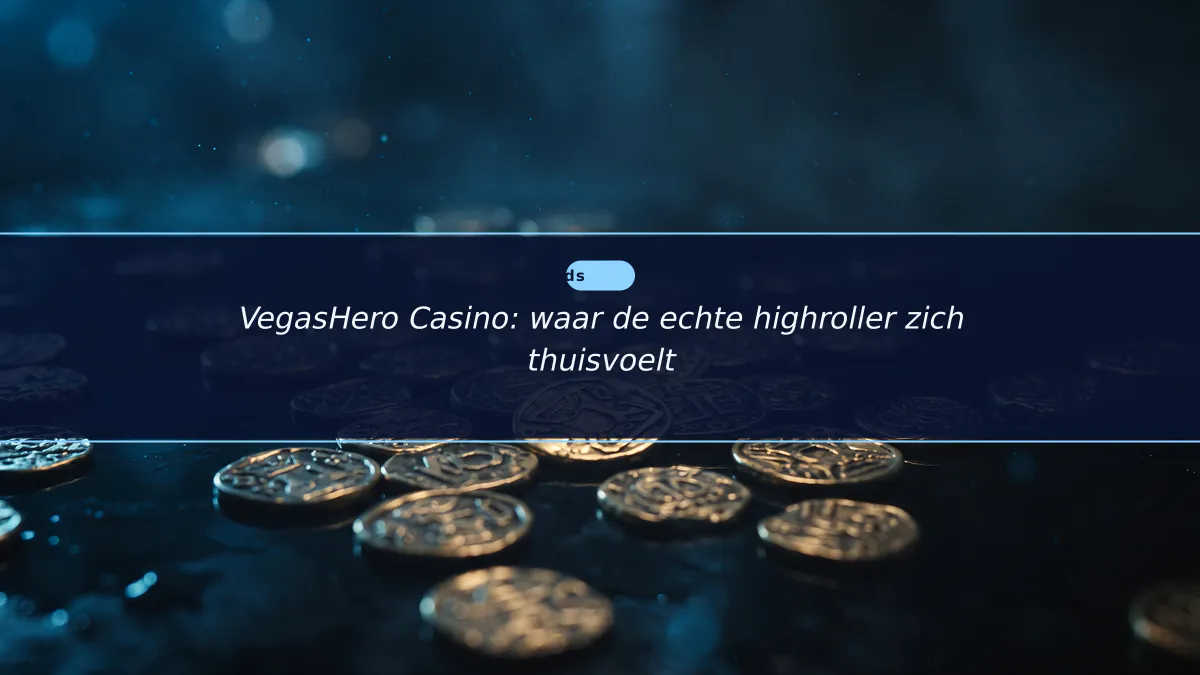 VegasHero Casino: waar de echte highroller zich thuisvoelt