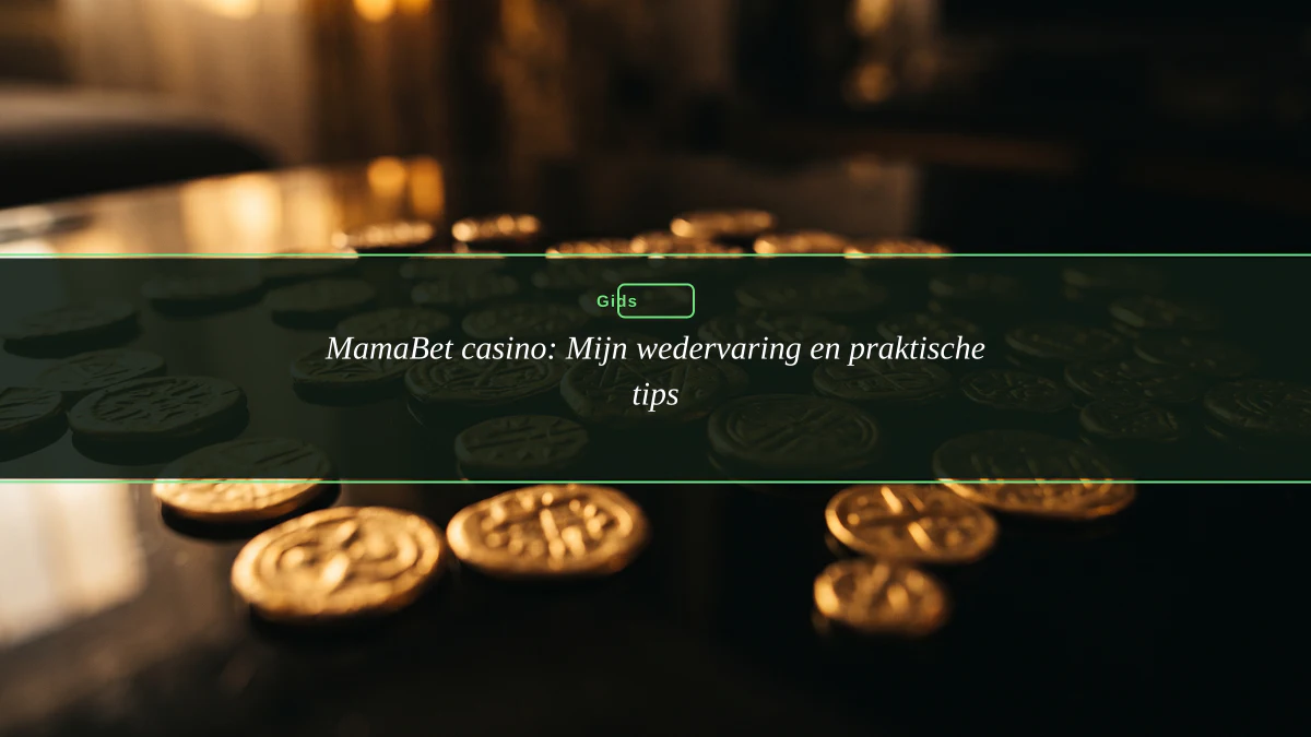 MamaBet casino: Mijn wedervaring en praktische tips