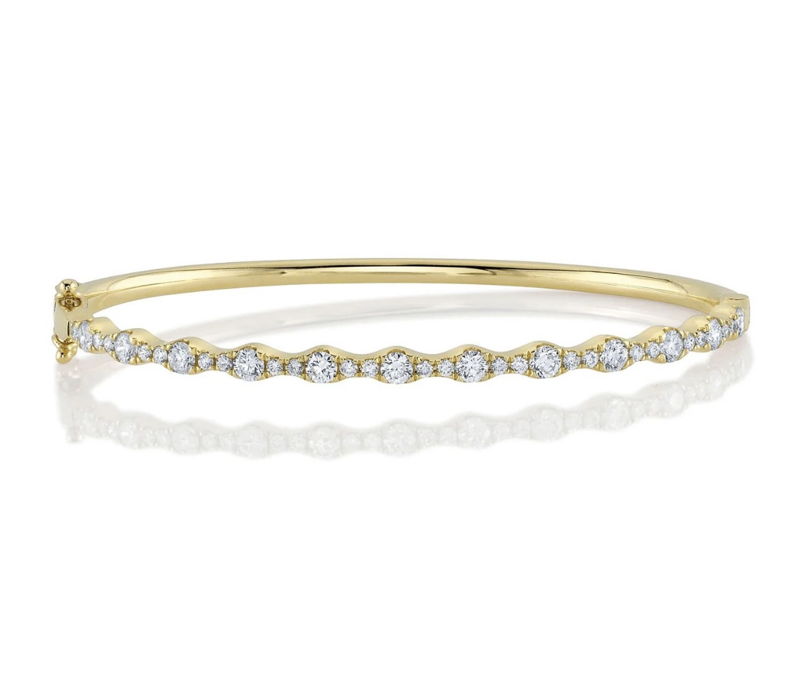 3.04ct Diamond Bangle