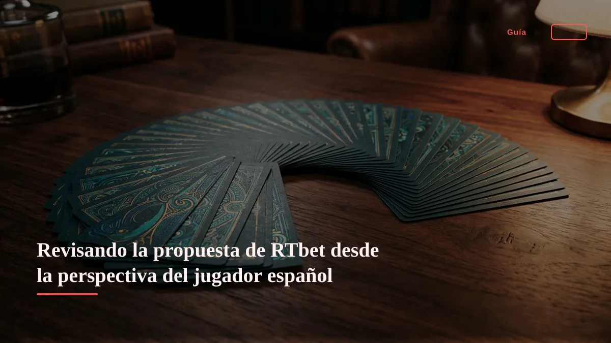 Revisando la propuesta de RTbet desde la perspectiva del jugador español