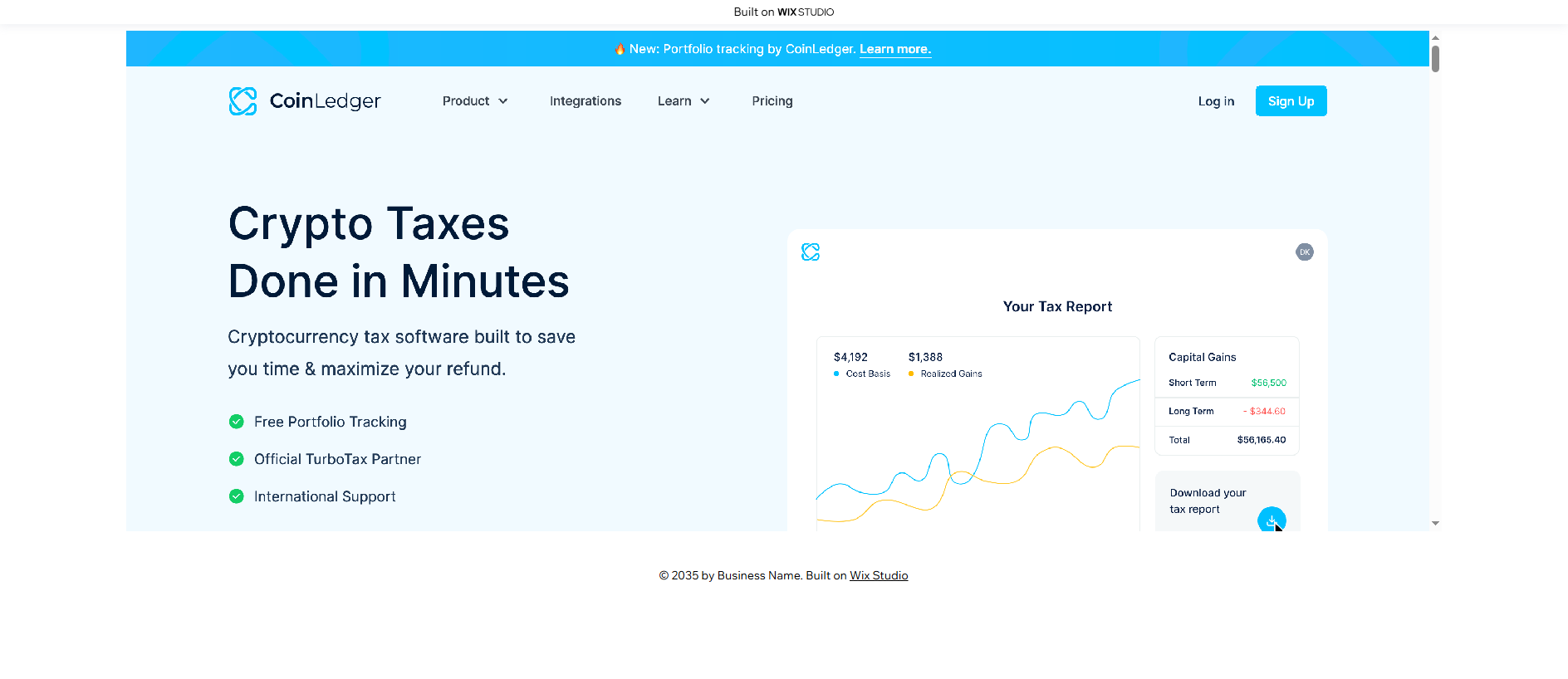 Stored capture of legr-coin.wixstudio.com