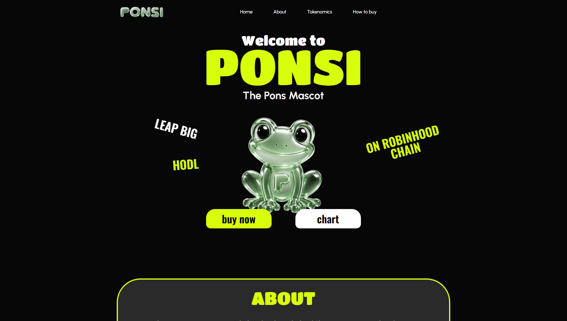 Stored capture of ponsitoken.com