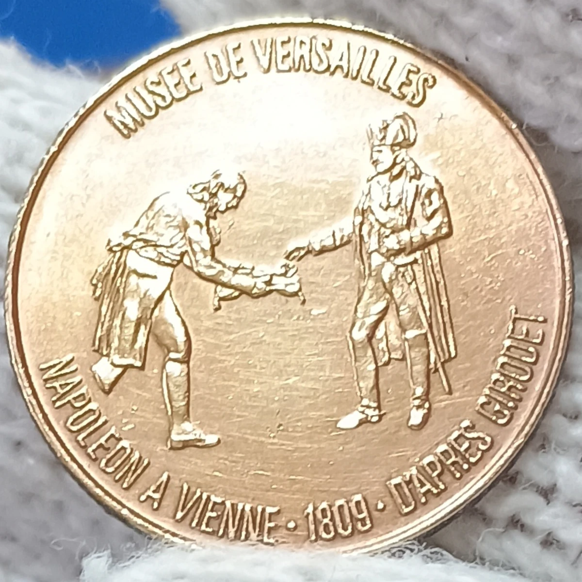 Token / Medalha Comemorativa aos 200 Anos do Nascimento de Napoleão Bonaparte. - Foto 2