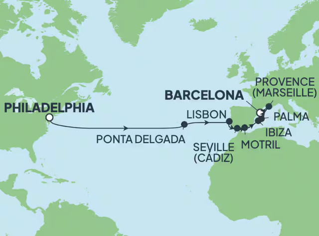 Trip map
