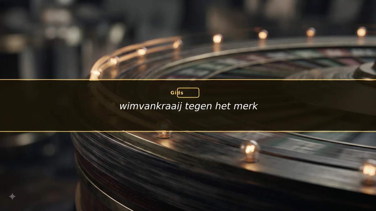 wimvankraaij tegen het merk