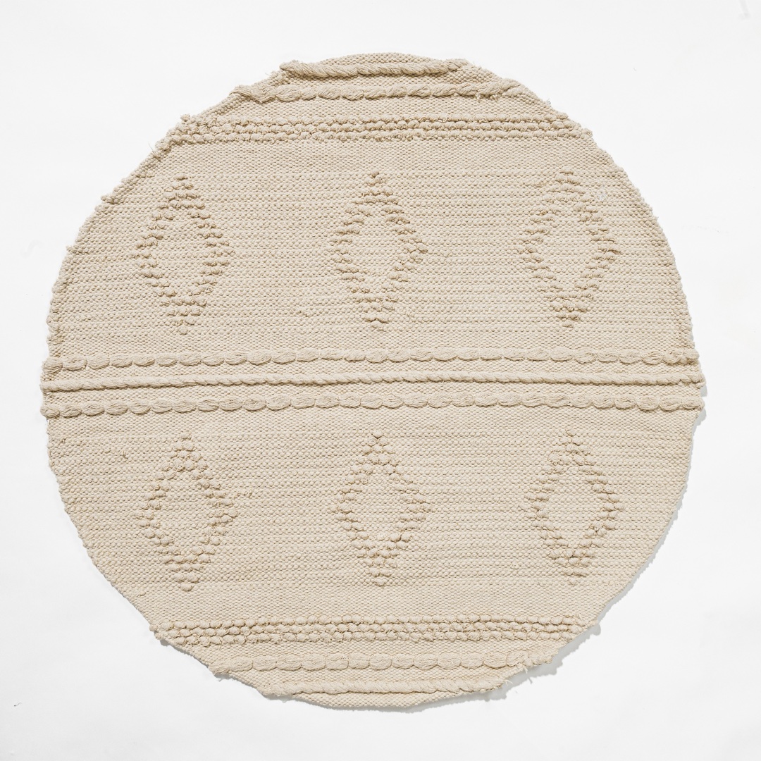 C-013 Round Handmade Cotton Rug