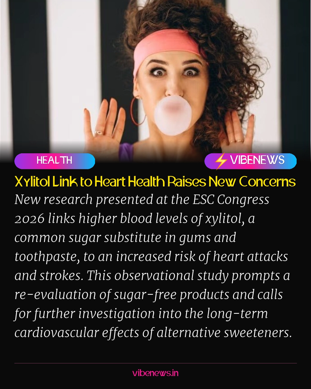 Xylitol Link to Heart Health Raises New Concerns