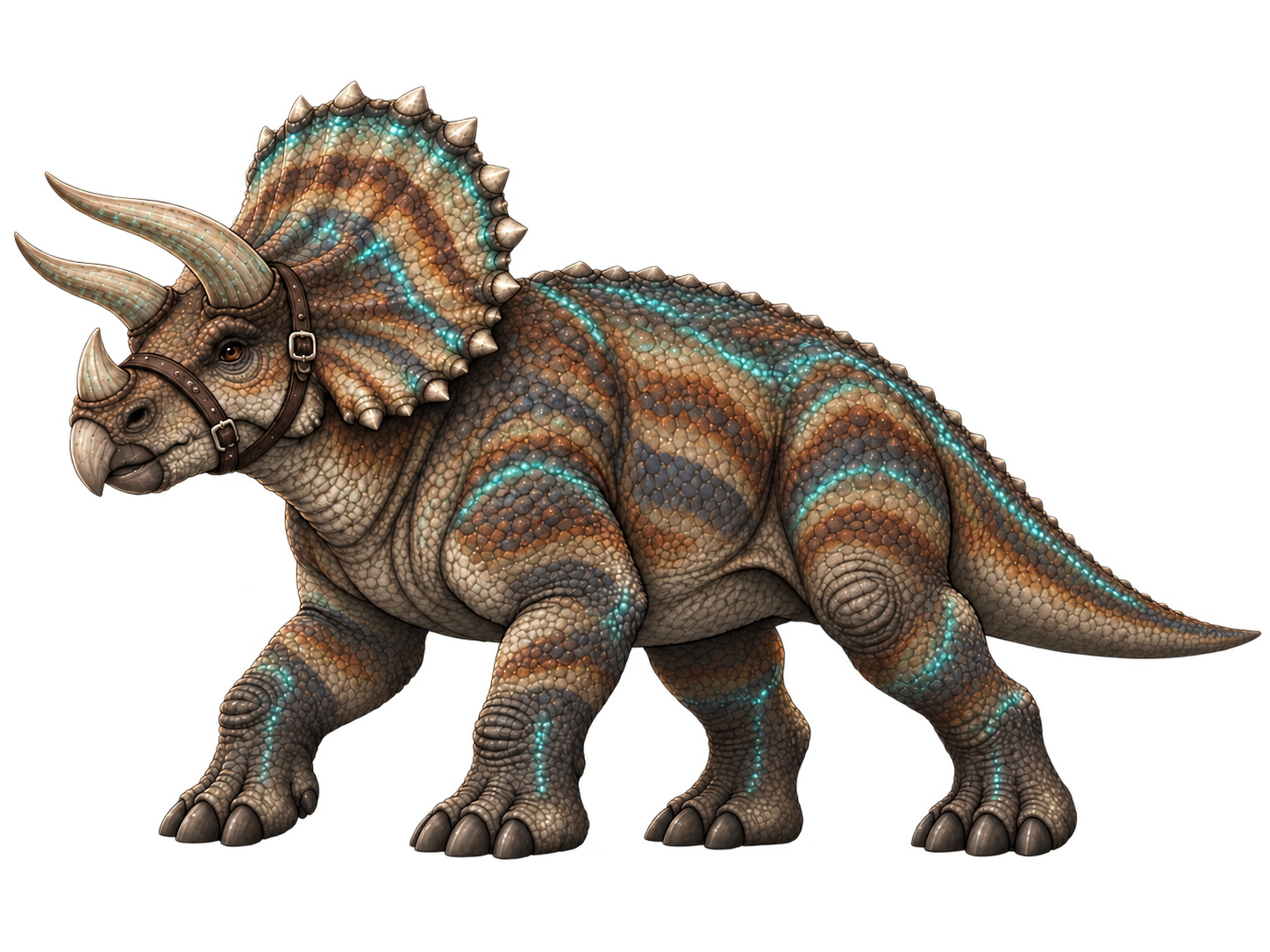 Strata, Landon Serpentine's Triceratops mount