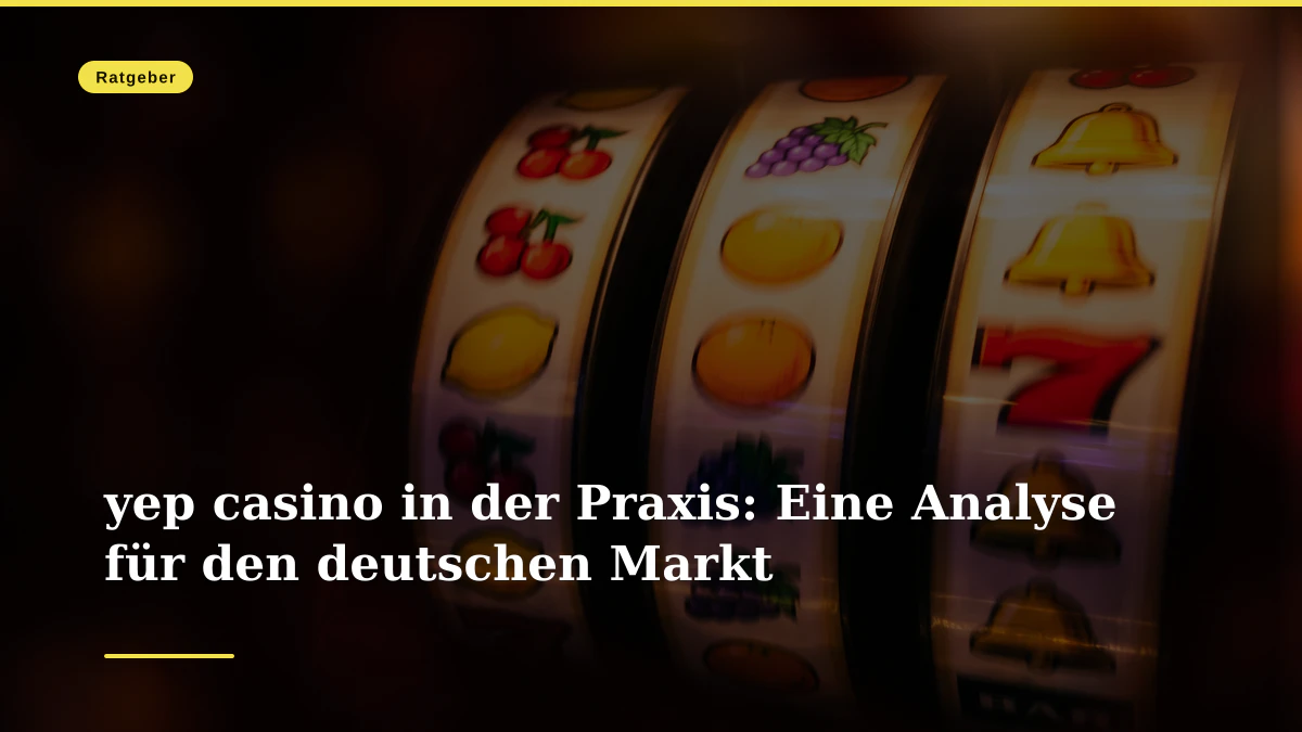 yep casino in der Praxis: Eine Analyse für den deutschen Markt