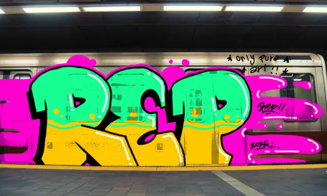 Graffiti artwork by BASS