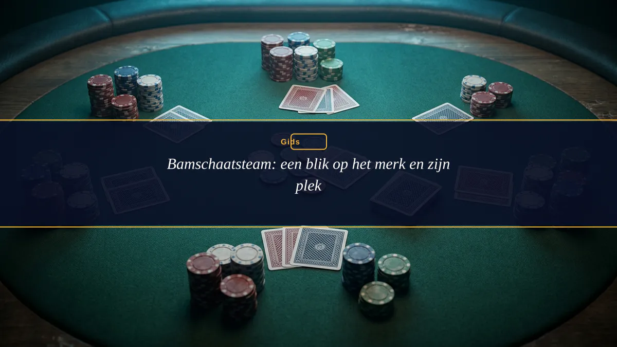 Bamschaatsteam: een blik op het merk en zijn plek