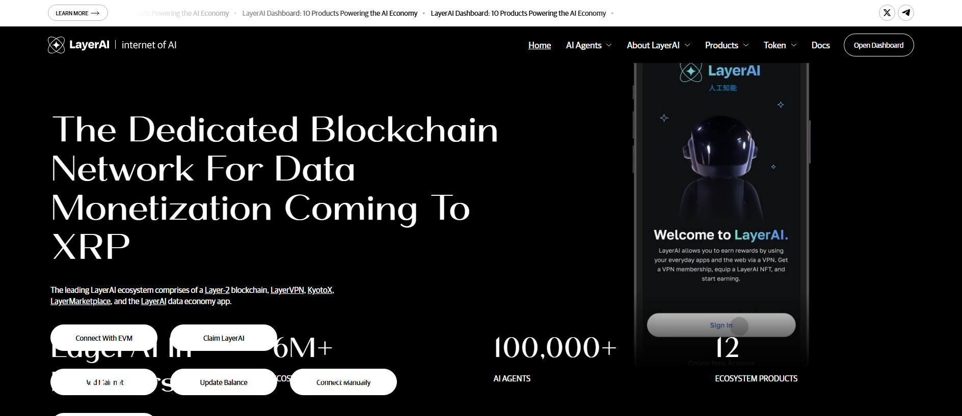 Screenshot of claimlayerai.org