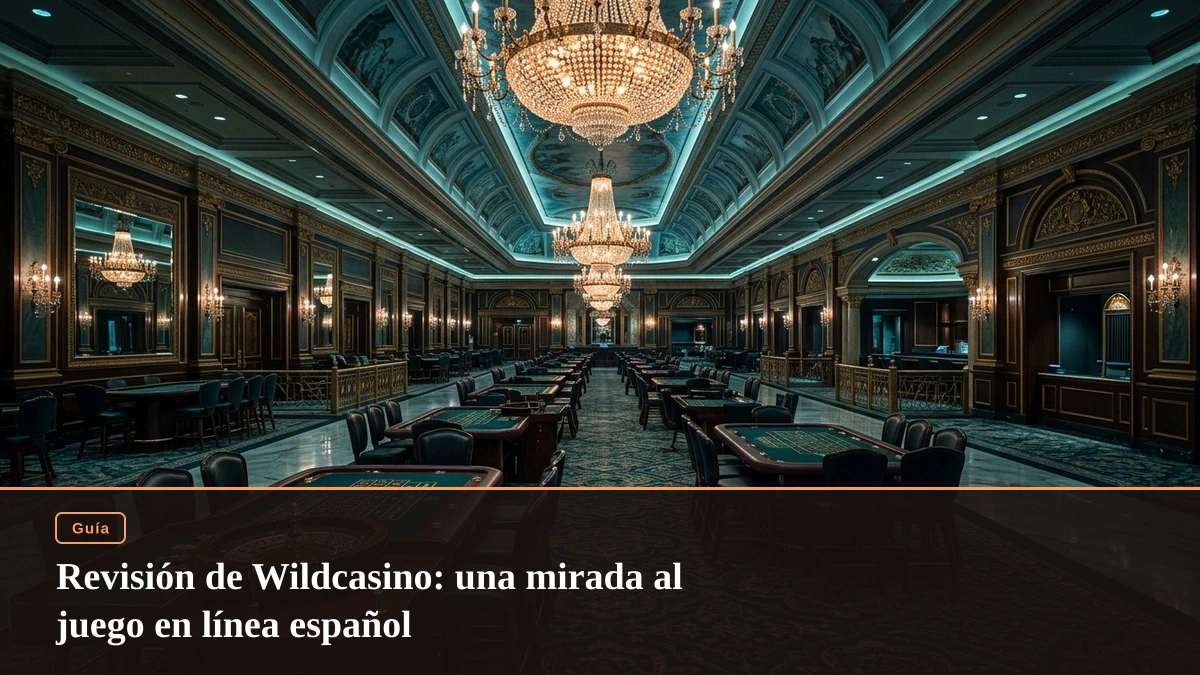 Revisión de Wildcasino: una mirada al juego en línea español
