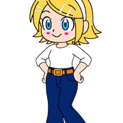 Kagamine Rin SMB new style dance 1