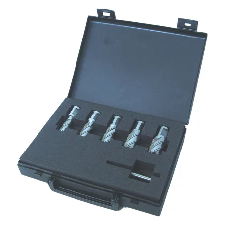 Coffret de 5 fraises à carotter Ø 14 à 22 mm – longueur 30 mm