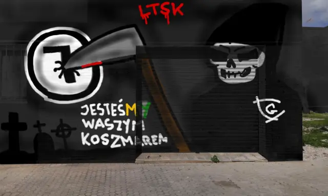 Graffiti artwork by GieKSaTauzen