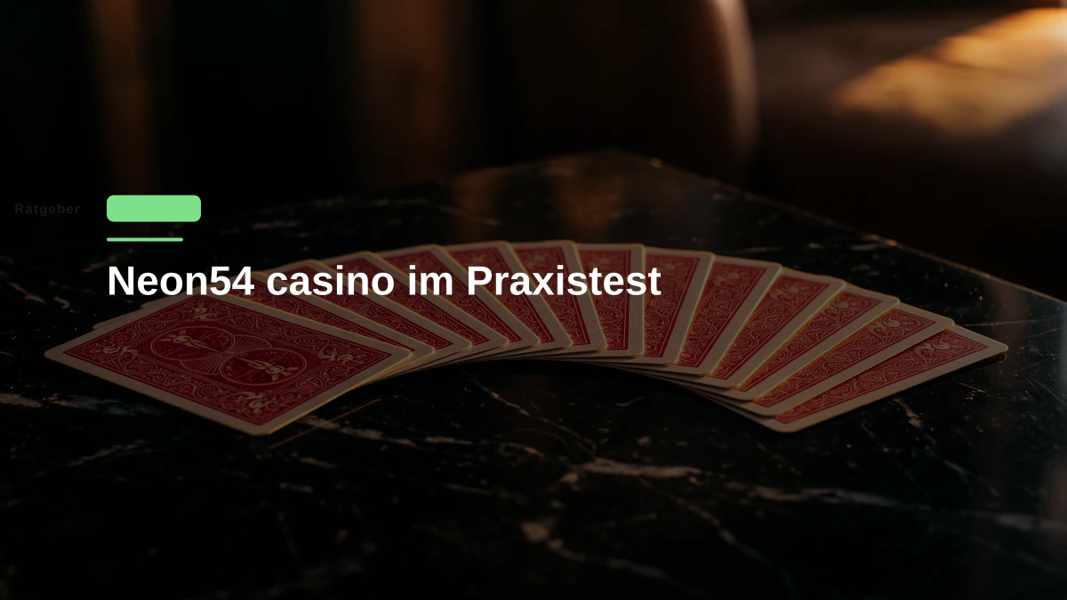 Neon54 casino im Praxistest