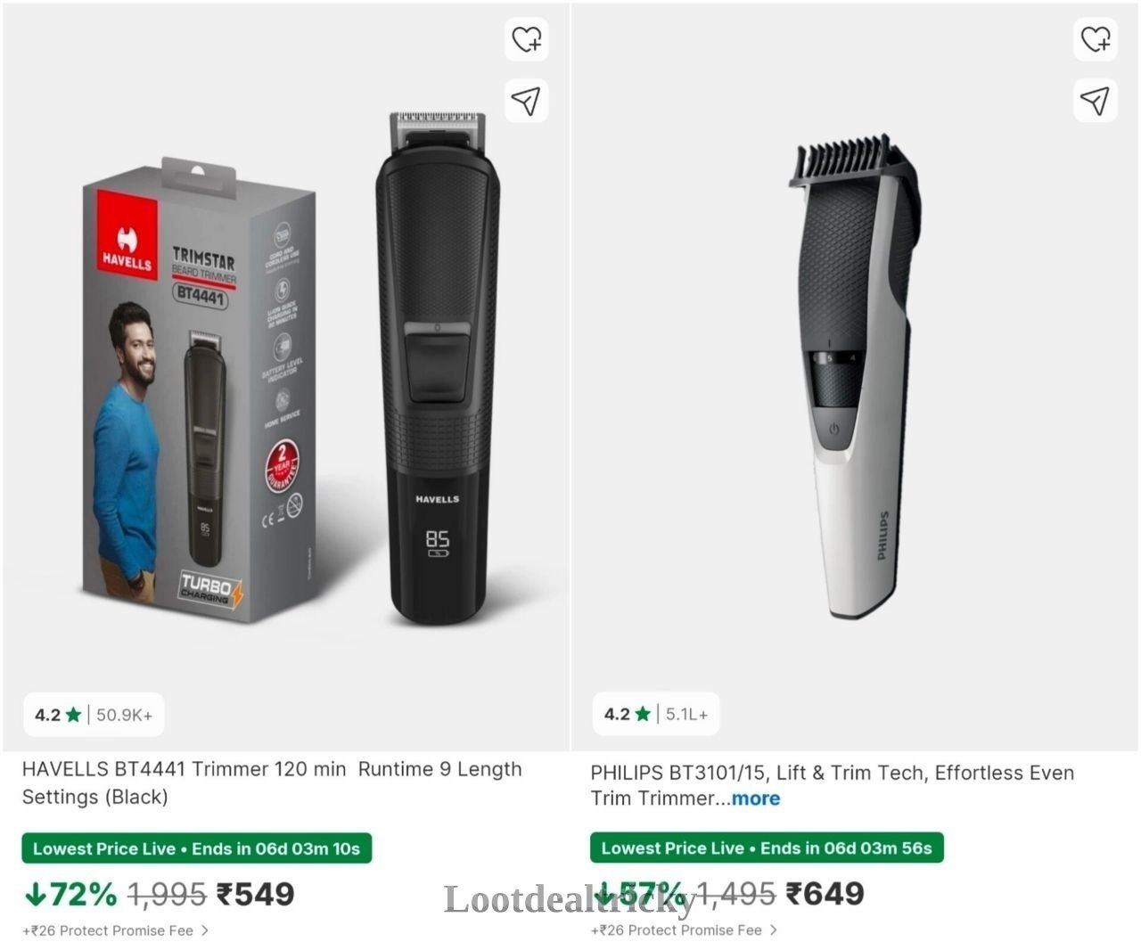 Lowest Havells Trimmer – Fantastic Price Cut @ ₹549 Lowest Havells Trimmer – Fantastic Price Cut @ ₹549