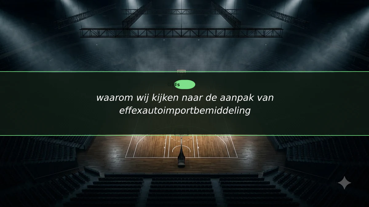 waarom wij kijken naar de aanpak van effexautoimportbemiddeling