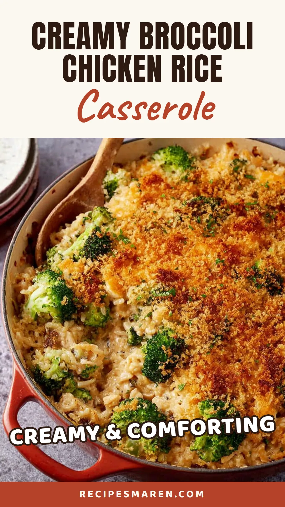 This creamy cheesy broccoli chicken rice casserole is the ultimate comfort food, perfect for busy weeknights or family gatherings. With tender chicken, vibrant broccoli, and fluffy rice enveloped in a rich and cheesy sauce, it’s a dish that everyone will love. Easy to prepare and made with pantry staples, it’s a great option for a quick dinner. Try this delightful casserole recipe tonight and make your meal special. Click for the full recipe.